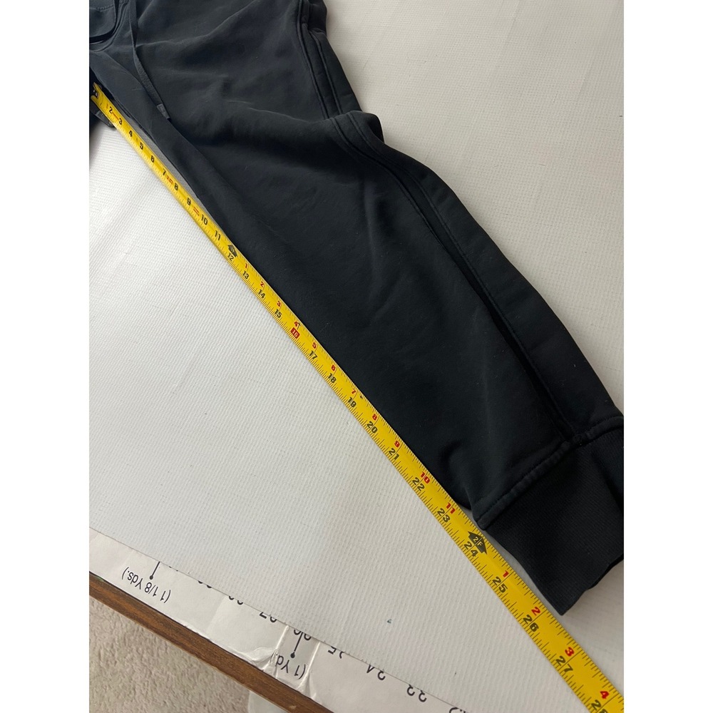 Lululemon Warm Down Jogger Women Size 6 Black Fleece Drawstring Pockets LW5BSDS - Picture 7 of 12